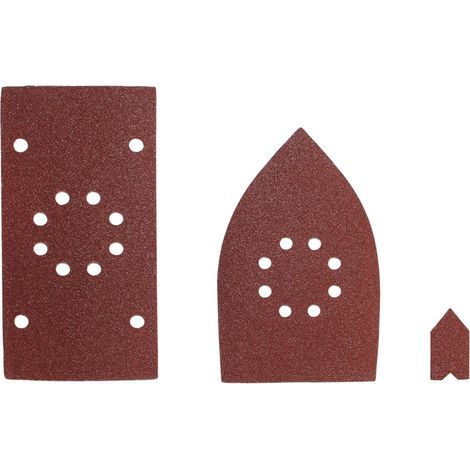 Ryobi SMS30A Delta Mixed Sandpaper Kit Erweiterung 1/3 Körnung Blatt 80/100/120 (1/2)