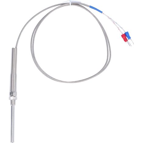 Thermocouple Type K BERM 0-400℃ Sonde de température 50mm avec fil 1mètre Contrôleur thermique (1/5)
