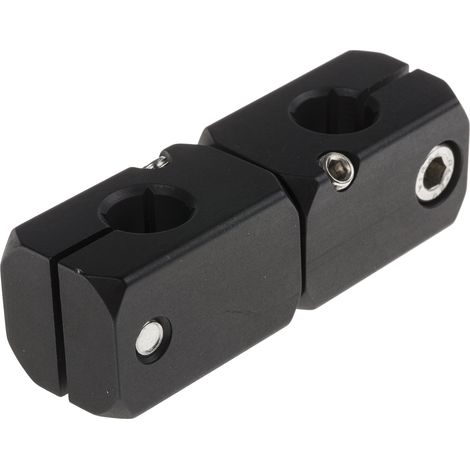 Raccord transversal RS PRO, profilé 8mm, Ø 10mm en Aluminium ( Prix pour 1 ) (1/2)