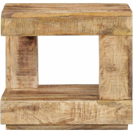 Maison Exclusive - Tavolino da Salotto 45x45x40 cm in Legno Massello di Mango (1/5)