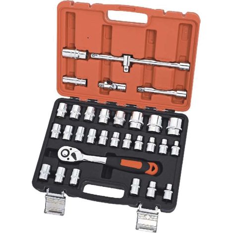 Kit Set di chiavi con bussole 1/2" 32 pz valigetta professionale FI 20 0027