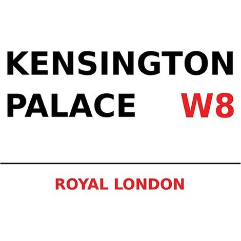 Panneau en bois 30x40 cm Londres Royal Kensington Palace W8 (1/3)
