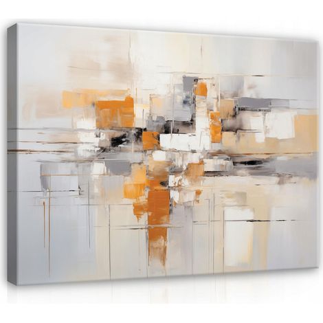 tableau pour salon abstrait moderne loft grande toile Murale 60x40 (1/3)