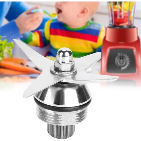 cuchillas mezcladoras de acero inoxidable, compatibles con el modelo 1195/58625/15504, tamaño 7,6 x 5,2 cm, como repuesto para batidoras - [Accesorios de cocina] + [Conjunto de cuchillas] + [1195] + [ (1/5)