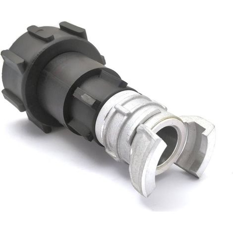 Multitanks – Raccord PE S60x6 symétrique Guillemin à verrou DN25 – Polypropylène et aluminium – Pour irrigation et industrie – Dimensions 26/34 mm (1/3)