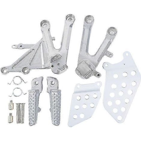 Motorrad-Fußrasten-Set vorne für Honda CBR1000RR 2004-2007, 2005-2006 – Silber (1/5)