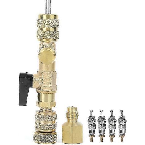 Outil d'extraction d'obus de valve, 4 obus de valve avec outil d'installation d'obus de valve - Innovation moderne (1/4)