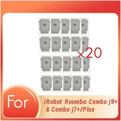 Lot de 20 sacs à poussière pour aspirateurs Combo J9+ et Combo J7+/Plus - Accessoires et consommables - Sac à poussière non tissé B (1/5)