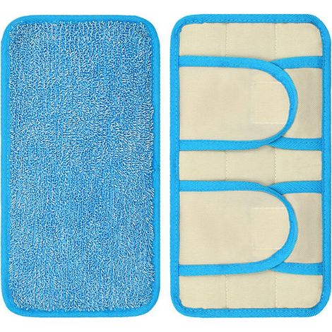 Tete De Balai A Franges - Housse Microfibre 15,5 X 29 Cm - Pour Balai Serpillere - 2 Pieces (1/5)