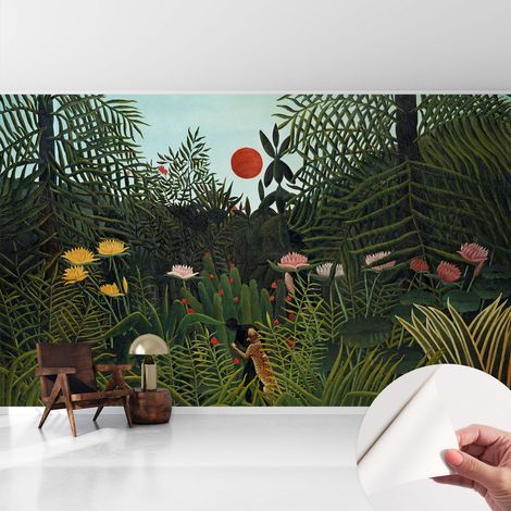 Carta da parati adesiva - lavabile - decorazione murale - per cucina - pellicola decorativa Paesaggio esotico 416x254 cm (1/5)