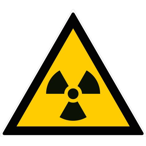 Panneau Danger radiation - Rigide Triangle 300mm - 4200064
