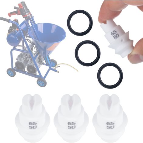 Set di Ugelli Rosfix Blue Dragon BD57/BD41 – Misure 30, 40, 50  Alta Qualità e Durata  Accessori per Intonacatrice (1/5)