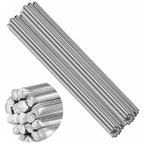YMYNY Baguette de Soudure, 50 pièces électrodes de soudage soudure en aluminium à basse température de 2,0 mm - Tiges de soudure faciles à fondre - Résistance à la corrosion (50 cm) (1/4)