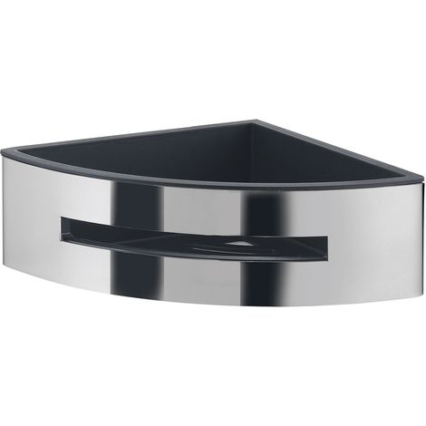 GEDY Poseidon porta oggetti doccia angolare cromato nero codice prod: 000077804300000 (1/3)