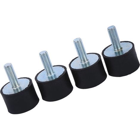 Antivibrations-Silentblocks aus Gummi für M8-Stoßdämpfer