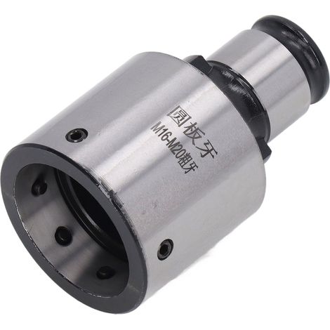 Jeu de 3 Mandrins à Filière 31mm Carbone TC820 M16 M20 Changement Rapide pour Tour, Filetage Grossier, Acier au Carbone (1/5)