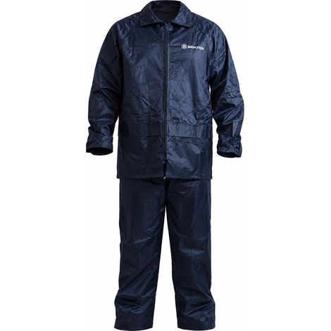 BRIKFER Chubasquero Impermeable de Trabajo, 2 Piezas, Hombre y Mujer, XL (1/3)