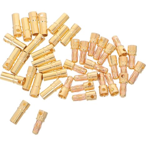 Kit de Connecteurs Banane 3,5mm en Alliage Or pour Moteur Rc, Solide et Portable, pour Projets et Activités Radiocommandés (1/5)