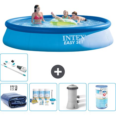 Intex Piscina Easy Set Rotonda - 396x84 cm - 7-pezzi  S40684 (1/5)