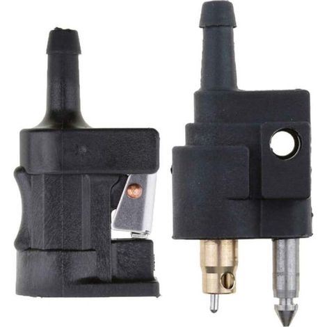 Raccordo per tubo carburante maschio e femmina adatto per motori fuoribordo da 6 mm (1/4") (1/5)