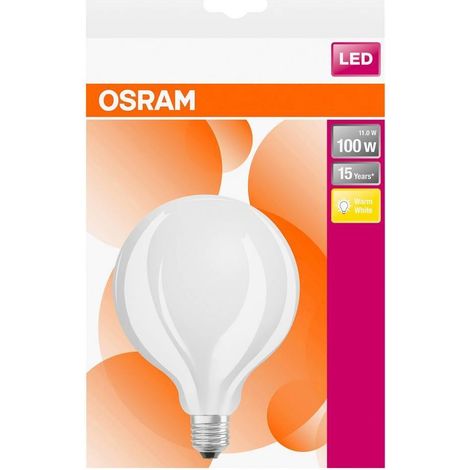 Osram Bombilla LED Globe Transparente 11 W 2700 K