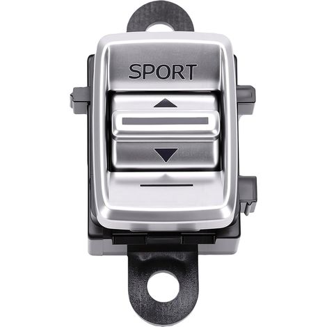Sport-Fahrmodus-Bedienknopf für Mittelkonsole mit silberner Zierleiste, Ersatzteil für 3er, 6er, CX-3, CX-5, 9er (2017–2025), J666YK0 (1/5)
