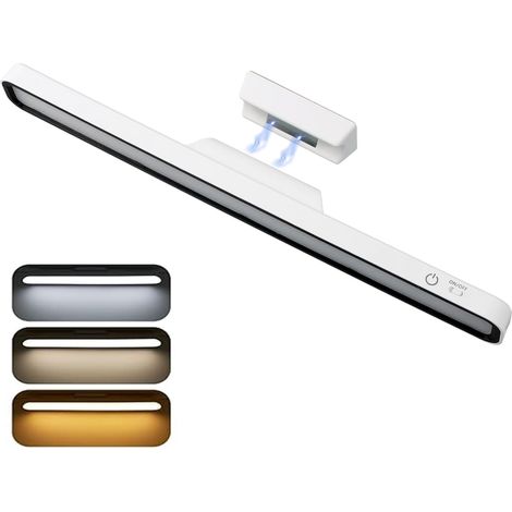 32cm Lampe LED Rechargeable, Lumière LED, Lampe de Placard, Lumiere Placard, Lumiere Cuisine sous Meuble, Lampe Rechargeable Interieur, 3000mAh Lampe LED Rechargeable USB pour Placard Armoires (1/5)