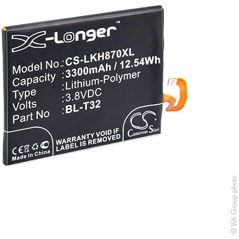 NX - Batterie téléphone, smartphone, GSM pour LG 3.8V 3300mAh - BL-T32EAC63438701 (1/4)