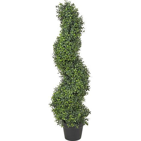 Kunstpflanze BUXUS SPIRAL TREE 98 cm Grün