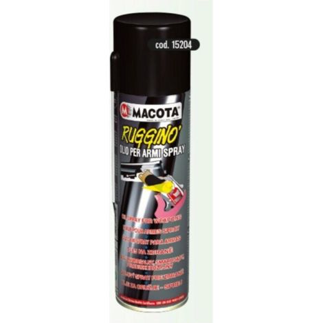 MACOTA RUGGINO’ Olio x armi orologi spray lubrificante finissimo x macchine di precisione 200 ml