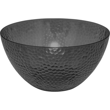 Ciotola Estiva 25,5 cm in plastica, polistirolo grigio scuro