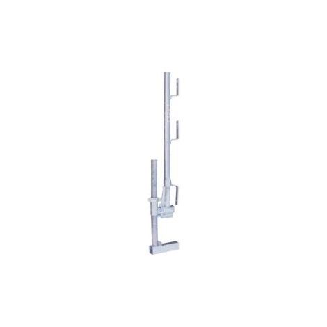 Abrazadera para barandilla de protección STA galvanizada 0-400mm 1000mm MÜBA