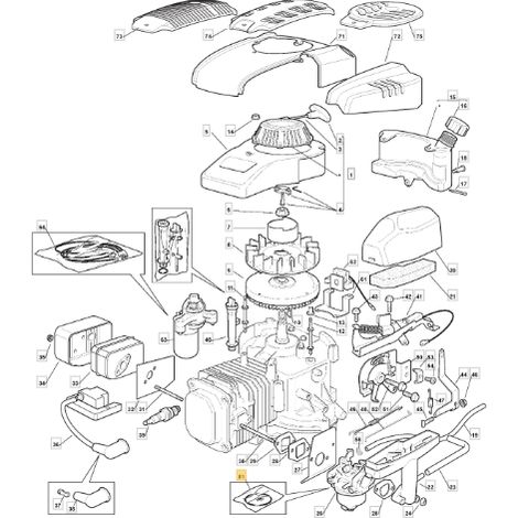 Vergaser-Kit Motor Modelle SV200 ORIGINAL STIGA 118550096/0