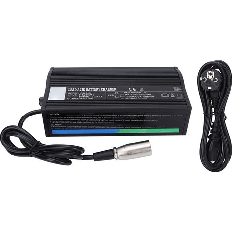 Chargeur batterie pour scooter électrique fauteuil roulant accessoire 115/230V tension réglable prise UE (1/5)