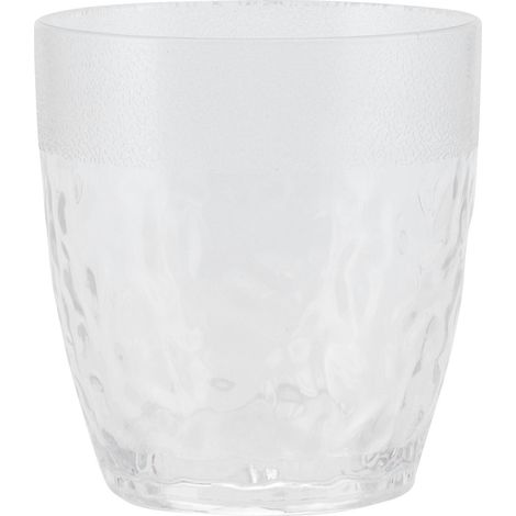 Verre à bière en PC transparent, gobelet acrylique incassable anti-chute pour restaurants, bars, fêtes et famille (Lot de 1, transparent)