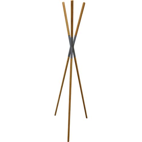 OGLALA - Portemanteau "Tipi" 3 Patères Gris (1/2)