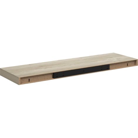 Estante flotante de pared MDF color roble 80x23,5x3,8 cm vidaXL (1/5)