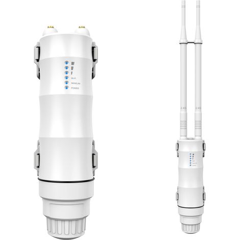 Irovami Routeur WiFi WAVLINK 570HN2 avec 2 antennes, répéteur sans fil double bande 2,4 GHz/5 GHz, amplificateur de signal Internet multimode pour une utilisation intérieure et extérieure (1/5)