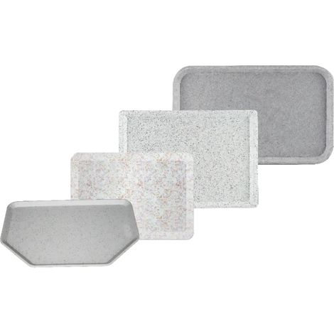 Plateau hexagonal 50x35 polyester sel/poivre REDFOX - RF - Podnos hexagonal 50x35 - REDFOX