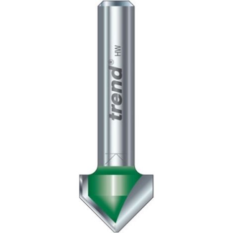 Trend C04314 Fraise a chanfreiner 1/4" Carbure de tungstene 60 12,7 mm (Import Grande Bretagne)