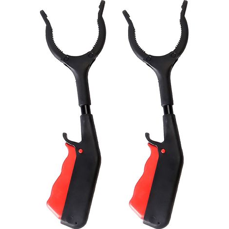 Lot de 2 pinces à déchets de 30 cm, légères et compactes, avec poignée robuste pour personnes âgées. (1/5)