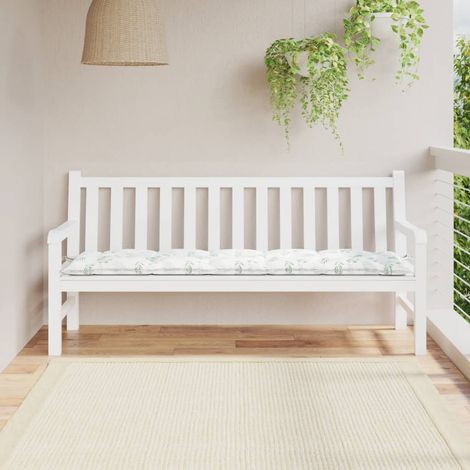 Coussin,Coussin de siège confortable de banc de jardin motif de feuilles 180x50x7 cm -FV73723 (1/5)