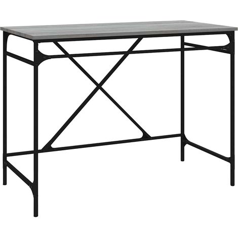 Maison Exclusive - Schreibtisch Grau Sonoma 100x50x76 cm Holzwerk
