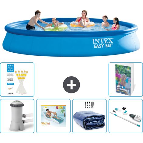 Intex Piscina Easy Set Rotonda - 457x84 cm - 7-pezzi  S261