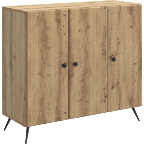 Sideboard Artisan Oak 89 x 34.5 x 80 cm Engineered Wood vidaXL