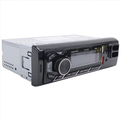 Autoradio Bluetooth simple DIN, compatible FM/MP3/AUX (1/5)