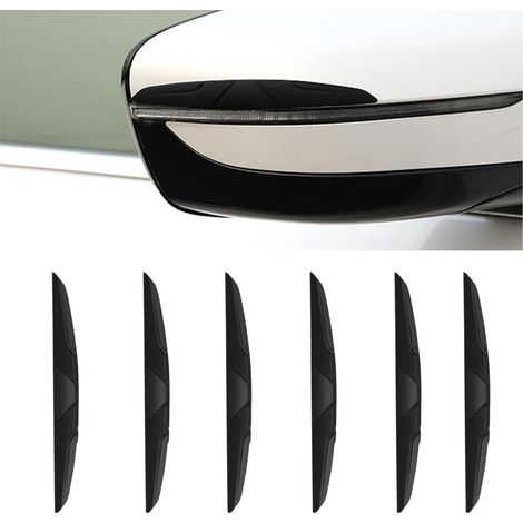 6 Pièces Voiture Bandes Anti Collision, Bande De Protection Anti-Frottement Pare-Chocs, Protecteur De Bord De Porte Latérale Anti-Rayures pour Voiture, pour Tous Les Véhicules SUV(Noir)