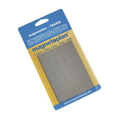 magnetoplan Magnetplatte (L x B x H) 20 x 20 x 0.75 mm quadratisch 60 St. 15502 (1/4)
