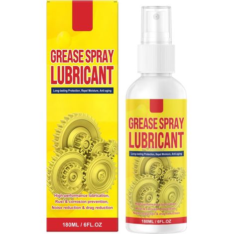 Rust remover and lubricant spray, gentle cleaning and care for metals, lubrication, noise reduction, smoothing, suitable for various automotive hardware applications -- 180ml -- BIEMMEDUE (1/5)