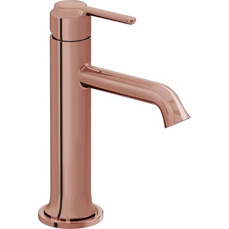 Vitra Origin Classic Basin Mixer Tap with Lever Handle - Soft Copper (1/2)